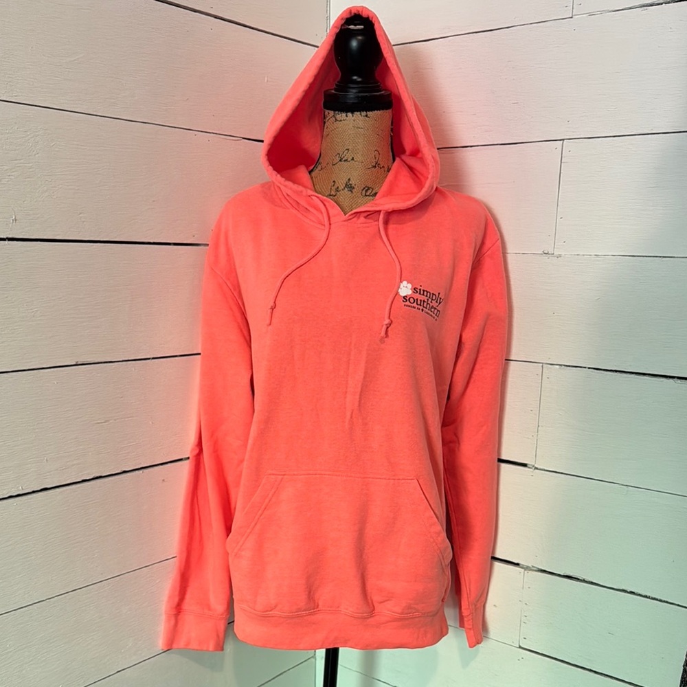 Simply Southern Coral Hoodie